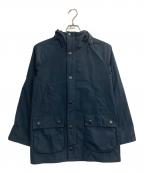 Barbourバブアー）の古着「NEW HOODED BEDALE SL JACKET」｜ネイビー