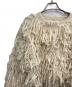 anuke (アンヌーク) Loop Fringe Knit アイボリー サイズ:F：5000円