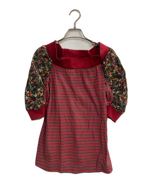 Vivienne Westwood（ヴィヴィアンウエストウッド）Vivienne Westwood (ヴィヴィアンウエストウッド) 半袖カットソー レッド サイズ:00の古着・服飾アイテム