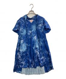 Vivienne Westwood RED LABEL（ヴィヴィアンウエストウッドレッドレーベル）の古着「半袖ワンピース」｜ブルー