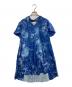 Vivienne Westwood RED LABEL（ヴィヴィアンウエストウッドレッドレーベル）の古着「半袖ワンピース」｜ブルー