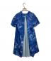 Vivienne Westwood RED LABEL (ヴィヴィアンウエストウッドレッドレーベル) 半袖ワンピース ブルー サイズ:2：12000円