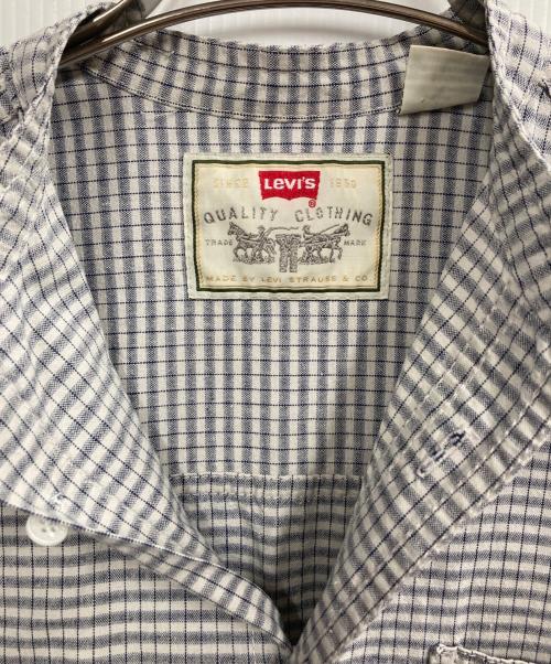 LEVI'S（リーバイス）LEVI'S (リーバイス) チェックシャツ ホワイト サイズ:Sの古着・服飾アイテム