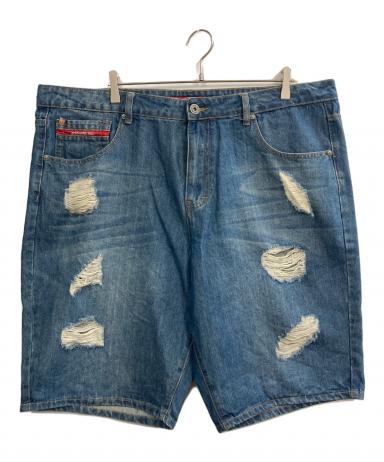 【Ecko Unltd】デニムハーフパンツ　W34　インディゴ　メンズ Ecko Unltd】デニムハーフパンツ W34 インディゴ メンズ 中古・古着