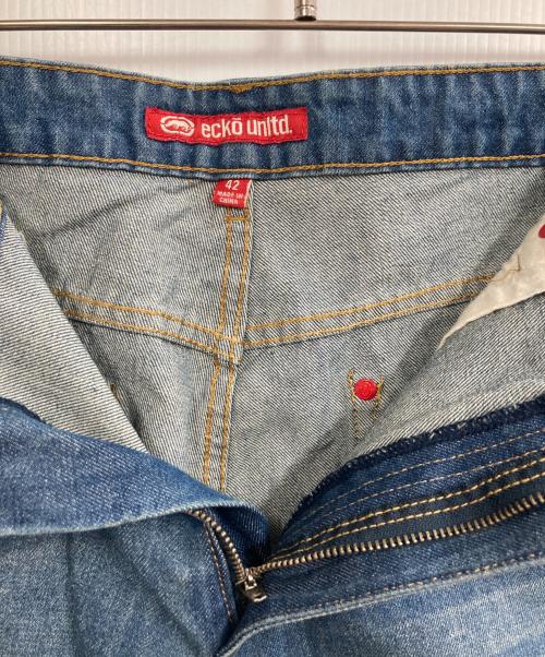 ECKO UNLTD（エコーアンリミテッド）ecko unltd (エコーアンリミテッド) デニムショーツ インディゴ サイズ:42の古着・服飾アイテム