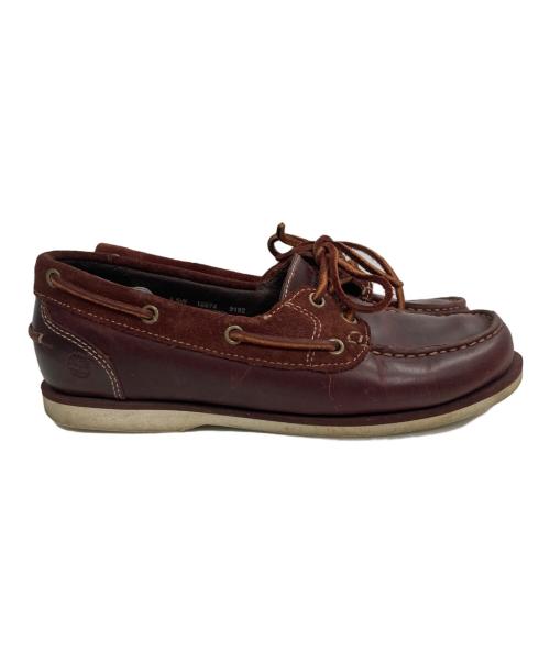 Timberland（ティンバーランド）Timberland (ティンバーランド) デッキシューズ ブラウン サイズ:5.5Wの古着・服飾アイテム