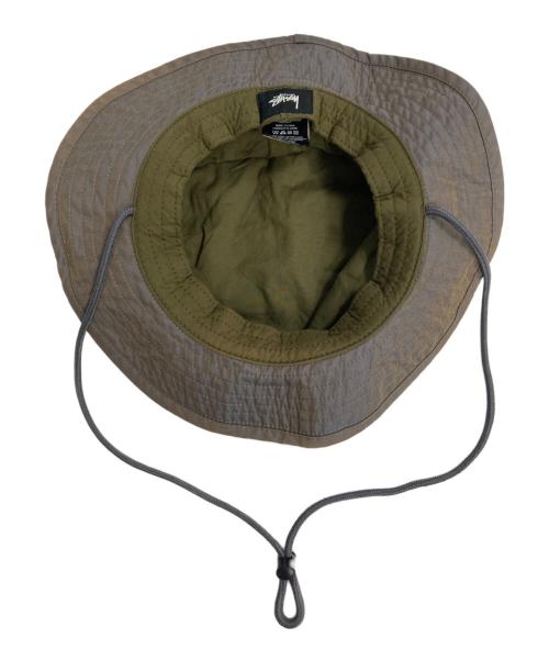 stussy（ステューシー）stussy (ステューシー) IRIDESCENT BOONIE HAT グレーの古着・服飾アイテム