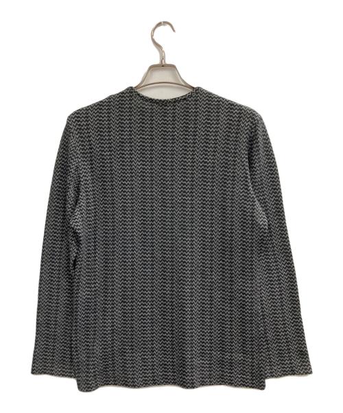 missoni（ミッソーニ）MISSONI (ミッソーニ) 総柄ニット ブラック サイズ:48の古着・服飾アイテム