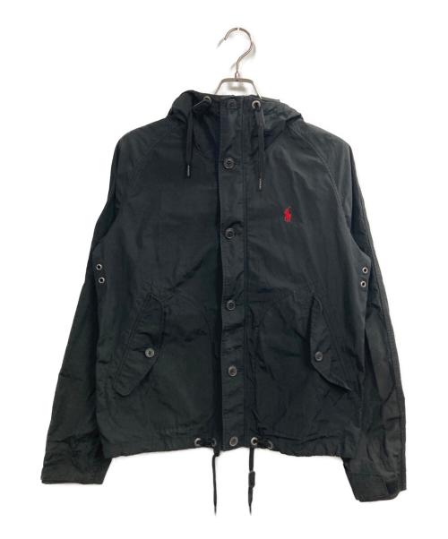 POLO RALPH LAUREN（ポロ・ラルフローレン）POLO RALPH LAUREN (ポロ・ラルフローレン) フーデッドジャケット ブラック サイズ:Sの古着・服飾アイテム