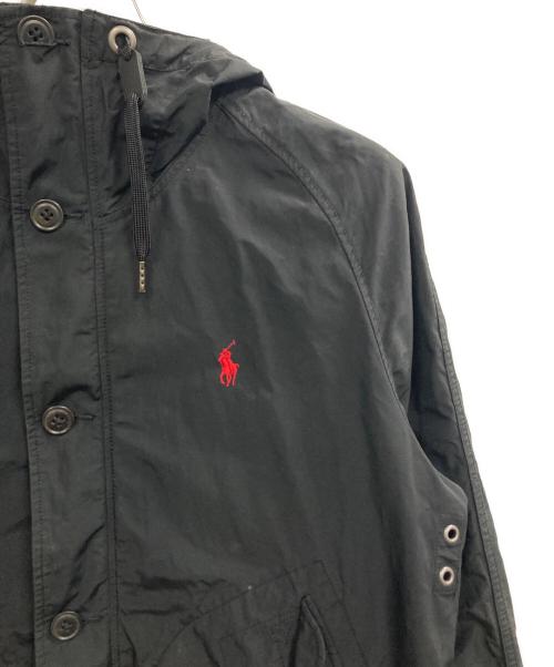 POLO RALPH LAUREN（ポロ・ラルフローレン）POLO RALPH LAUREN (ポロ・ラルフローレン) フーデッドジャケット ブラック サイズ:Sの古着・服飾アイテム