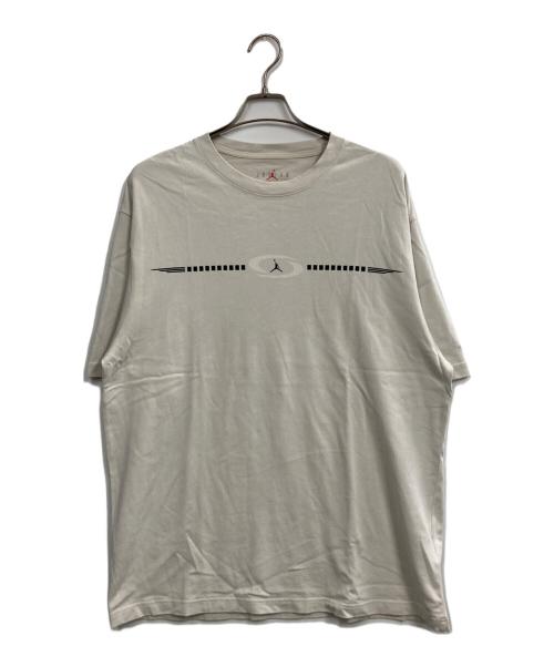 JORDAN（ジョーダン）JORDAN (ジョーダン) TRAVIS SCOTT (トラヴィススコット) Logo Tee ベージュ サイズ:Lの古着・服飾アイテム