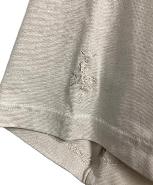 JORDAN（ジョーダン）JORDAN (ジョーダン) TRAVIS SCOTT (トラヴィススコット) Logo Tee ベージュ サイズ:Lの古着・服飾アイテム