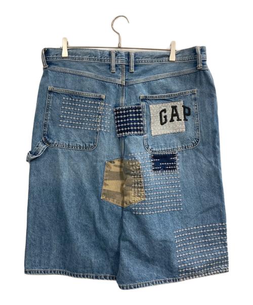 GAP（ギャップ）GAP (ギャップ) Sean Wotherspoon (ショーン・ワザーズプーン) バギー パッチワーク デニムショートパンツ ブルー サイズ:34の古着・服飾アイテム