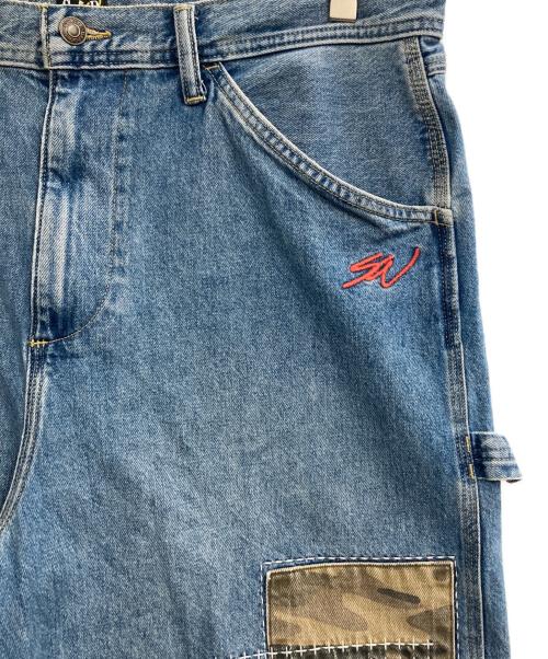 GAP（ギャップ）GAP (ギャップ) Sean Wotherspoon (ショーン・ワザーズプーン) バギー パッチワーク デニムショートパンツ ブルー サイズ:34の古着・服飾アイテム