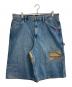 GAP（ギャップ）の古着「バギー パッチワーク デニムショートパンツ」｜ブルー