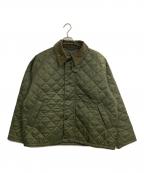 Barbourバブアー）の古着「TRANSPORT キルティングジャケット」｜カーキ