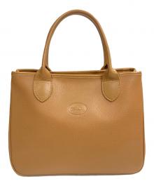 LONGCHAMP（ロンシャン）の古着「ハンドバッグ」｜ブラウン