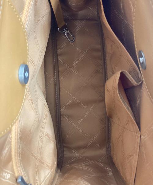 LONGCHAMP（ロンシャン）LONGCHAMP (ロンシャン) ハンドバッグ ブラウンの古着・服飾アイテム