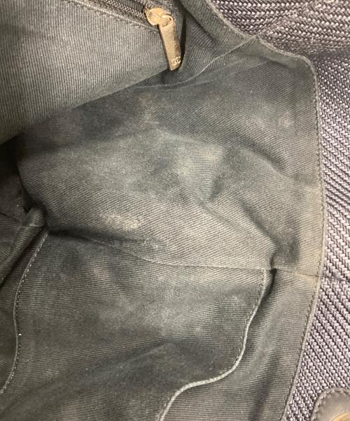 CHANEL（シャネル）CHANEL (シャネル) ドーヴィルチェーントートMM ネイビーの古着・服飾アイテム