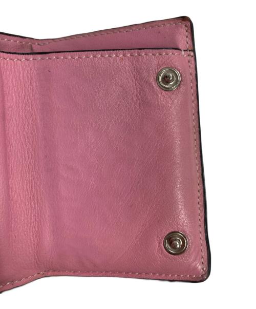 LOEWE（ロエベ）LOEWE (ロエベ) 3つ折り財布 ピンクの古着・服飾アイテム