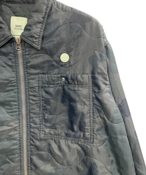 OAMC（オーエーエムシー）OAMC (オーエーエムシー) RE:WORK Quilted Shirt ブラック サイズ:Lの古着・服飾アイテム