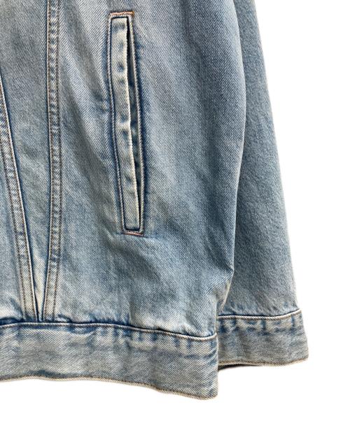 Acne studios（アクネ ストゥディオズ）ACNE STUDIOS (アクネ ストゥディオズ) ルーズフィットウォッシュドデニムジャケット ブルー サイズ:XLの古着・服飾アイテム