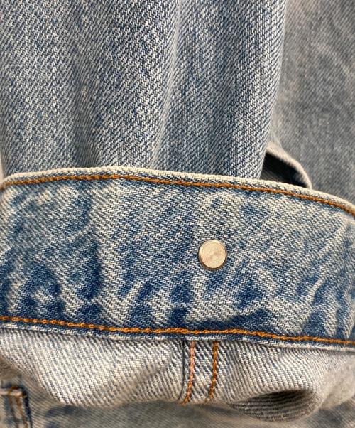 Acne studios（アクネ ストゥディオズ）ACNE STUDIOS (アクネ ストゥディオズ) ルーズフィットウォッシュドデニムジャケット ブルー サイズ:XLの古着・服飾アイテム