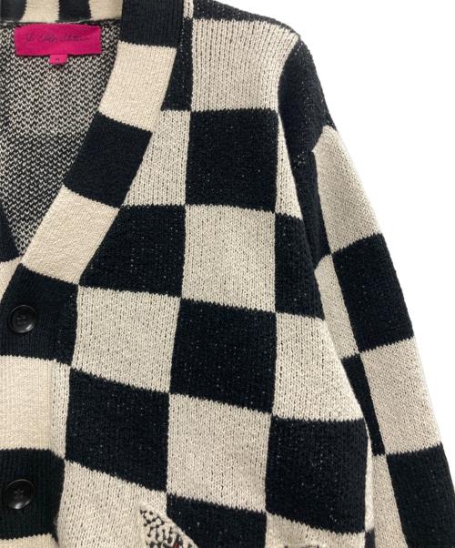 The Elder Statesman（エルダーステイツマン）The Elder Statesman (エルダーステイツマン) ニットカーディガン ホワイト サイズ:Mの古着・服飾アイテム