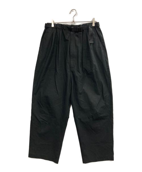 COMME des GARCONS HOMME（コムデギャルソン オム）COMME des GARCONS HOMME (コムデギャルソン オム) 綿ツイル微起毛 パンツ ブラック サイズ:Lの古着・服飾アイテム