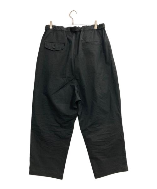 COMME des GARCONS HOMME（コムデギャルソン オム）COMME des GARCONS HOMME (コムデギャルソン オム) 綿ツイル微起毛 パンツ ブラック サイズ:Lの古着・服飾アイテム