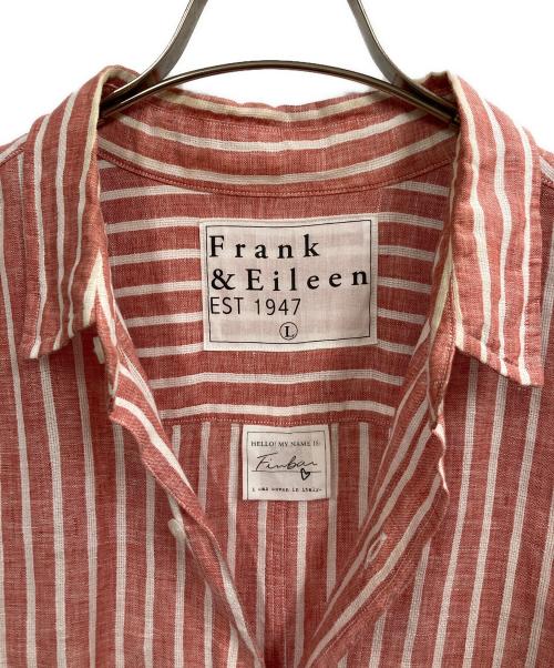 Frank&Eileen（フランクアンドアイリーン）Frank&Eileen (フランクアンドアイリーン) リネンシャツ レッド サイズ:Ｌの古着・服飾アイテム