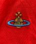 中古・古着 Vivienne Westwood RED LABEL (ヴィヴィアンウエストウッドレッドレーベル) ワンポイント刺繍カーディガン レッド サイズ:L：7000円