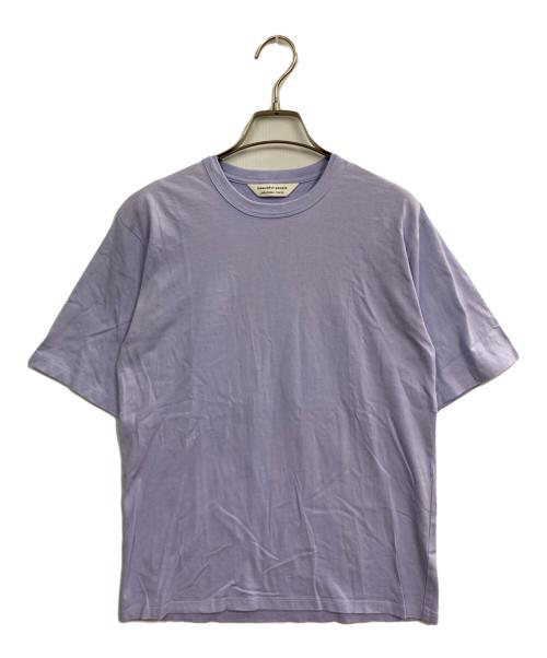 beautiful people（ビューティフルピープル）beautiful people (ビューティフルピープル) bio giza cottonTシャツ パープル サイズ:36の古着・服飾アイテム
