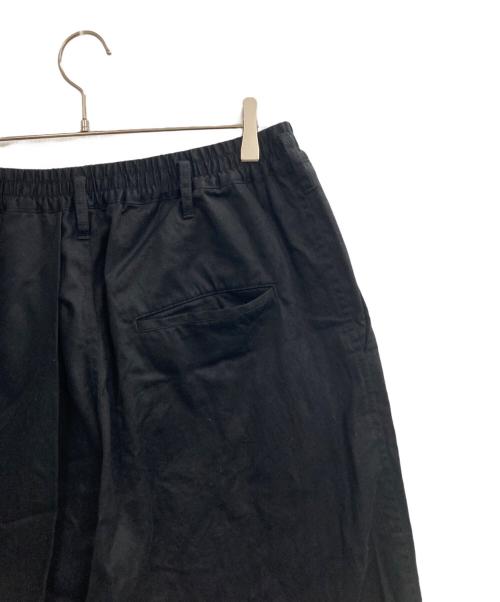 s'yte（サイト）s'yte (サイト) COTTON TWILL GATHERED POCKET WRAP PANTS ブラック サイズ:02の古着・服飾アイテム