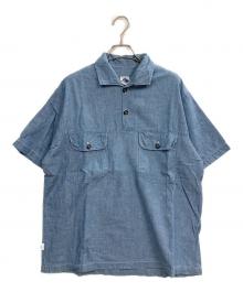 POST O'ALLS（ポストオーバーオールズ）の古着「半袖シャツ」｜ブルー