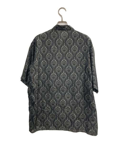 MARKA（マーカ）MARKA (マーカ) HABUTAE SILK SILK OPEN COLLAR SHIRT ブラック サイズ:1の古着・服飾アイテム