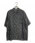 MARKA（マーカ）の古着「HABUTAE SILK SILK OPEN COLLAR SHIRT」｜ブラック
