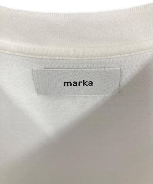 MARKA（マーカ）MARKA (マーカ) 40/2 Organic Cotton Knit / Crew Neck Tee ホワイト サイズ:2の古着・服飾アイテム
