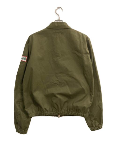 DSQUARED2（ディースクエアード）DSQUARED2 (ディースクエアード) 20SS ワッペンジップブルゾン カーキ サイズ:52の古着・服飾アイテム