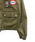 中古・古着 DSQUARED2 (ディースクエアード) 20SS ワッペンジップブルゾン カーキ サイズ:52：30000円