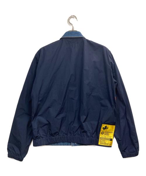 DSQUARED2（ディースクエアード）DSQUARED2 (ディースクエアード) 21SS ナイロン切替デニムジャケット インディゴ サイズ:52の古着・服飾アイテム