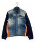 DSQUARED2（ディースクエアード）の古着「21SS ナイロン切替デニムジャケット」｜インディゴ