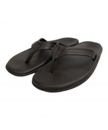 ISLAND SLIPPER（アイランドスリッパ）の古着「ボリュームソール サンダル」｜ブラウン