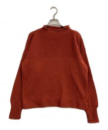 MARGARET HOWELL（マーガレットハウエル）の古着「MERINO WOOL ニット」｜レッド