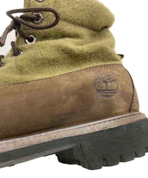 Timberland（ティンバーランド）Timberland (ティンバーランド) ROLL TOP BOOTS ブラウン×カーキ サイズ: 7 1/2の古着・服飾アイテム