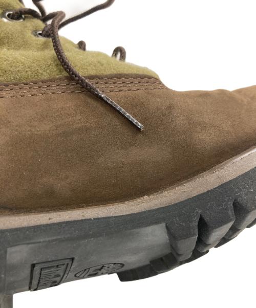 Timberland（ティンバーランド）Timberland (ティンバーランド) ROLL TOP BOOTS ブラウン×カーキ サイズ: 7 1/2の古着・服飾アイテム