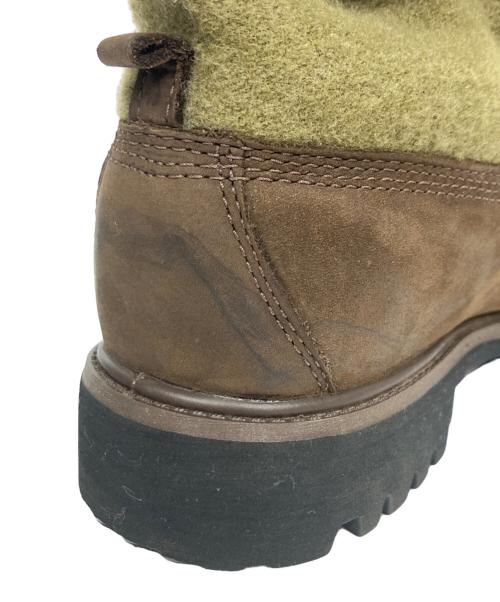Timberland（ティンバーランド）Timberland (ティンバーランド) ROLL TOP BOOTS ブラウン×カーキ サイズ: 7 1/2の古着・服飾アイテム