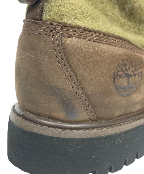 Timberland（ティンバーランド）Timberland (ティンバーランド) ROLL TOP BOOTS ブラウン×カーキ サイズ: 7 1/2の古着・服飾アイテム