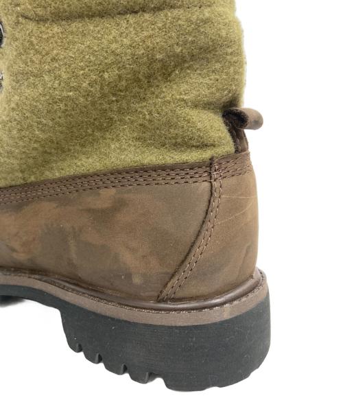 Timberland（ティンバーランド）Timberland (ティンバーランド) ROLL TOP BOOTS ブラウン×カーキ サイズ: 7 1/2の古着・服飾アイテム