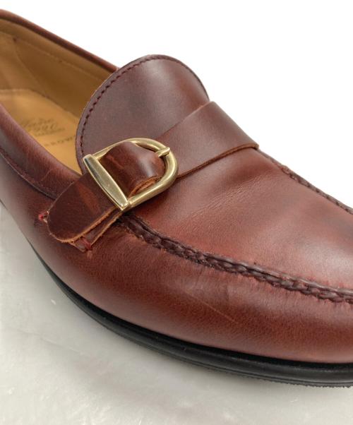 castellano（カステラーノ）castellano (カステラーノ) UNITED ARROWS (ユナイテッドアローズ) Dバックルローファー ブラウン サイズ:40の古着・服飾アイテム